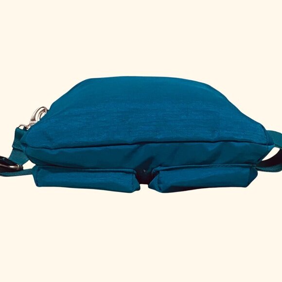 Baggallini Modern Everywhere Slim Crossbody in Turquoise Blue - Picture 7 of 9